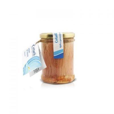 PEZZI DI TONNO IN OLIO DI OLIVA 200 GR CETARII