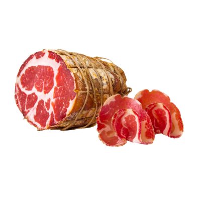 COPPA STAGIONATA IN PEZZATURA DA 850 GR CIRCA