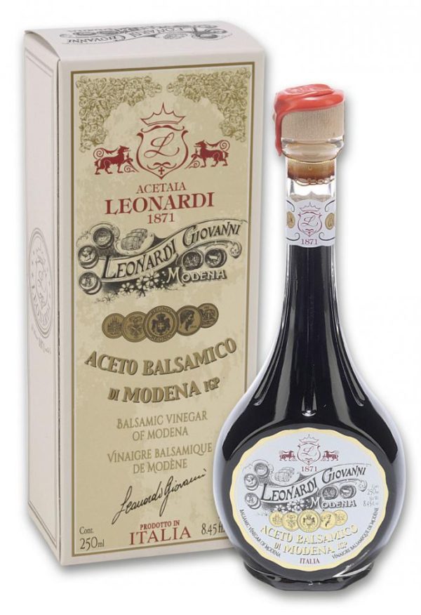 ACETO BALSAMICO DI MODENA IGP SERIE 10 250 ML LEONARDI