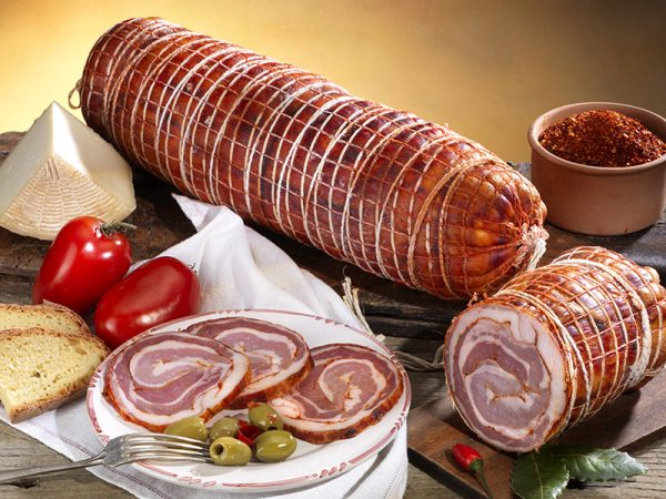PANCETTA ARROTOLATA SAP IN PEZZATURA DA 600 GR CIRCA