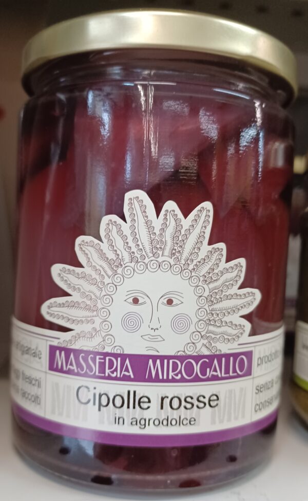CIPOLLE ROSSE IN AGRODOLCE 330 GR MIROGALLO