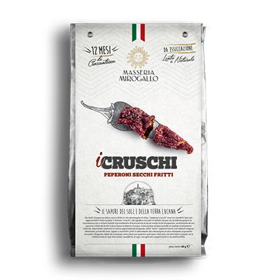 PEPERONI CRUSCHI SECCHI FRITTI 30 GR MIROGALLO