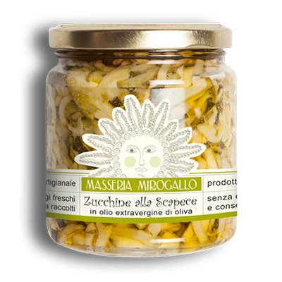FILETTI DI ZUCCHINE ALLA SCAPECE 275 GR MIROGALLO