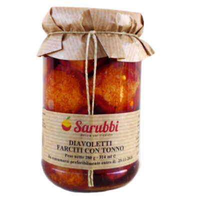 DIAVOLETTI FARCITI CON TONNO 180 GR SARUBBI