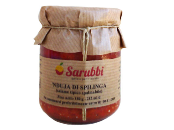 'NDUJA DI SPILINGA 180 GR SARUBBI