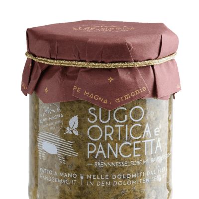 SUGO ORTICA E PANCETTA 180 GR ALPE MAGNA