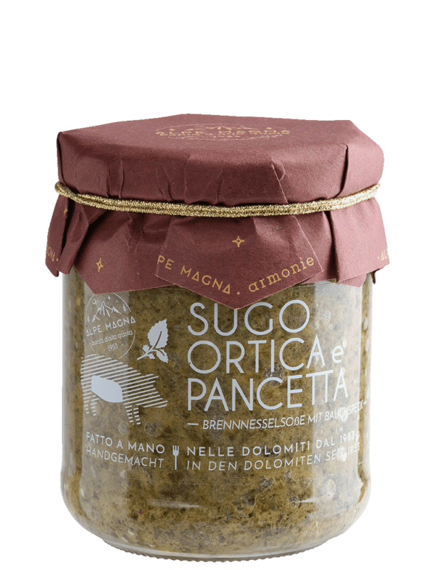 SUGO ORTICA E PANCETTA 180 GR ALPE MAGNA