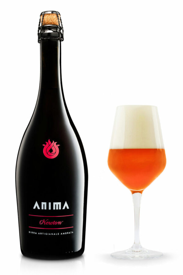 BIRRA NEWTON AMBRATA DOPPIO MALTO 75 CL ANIMA